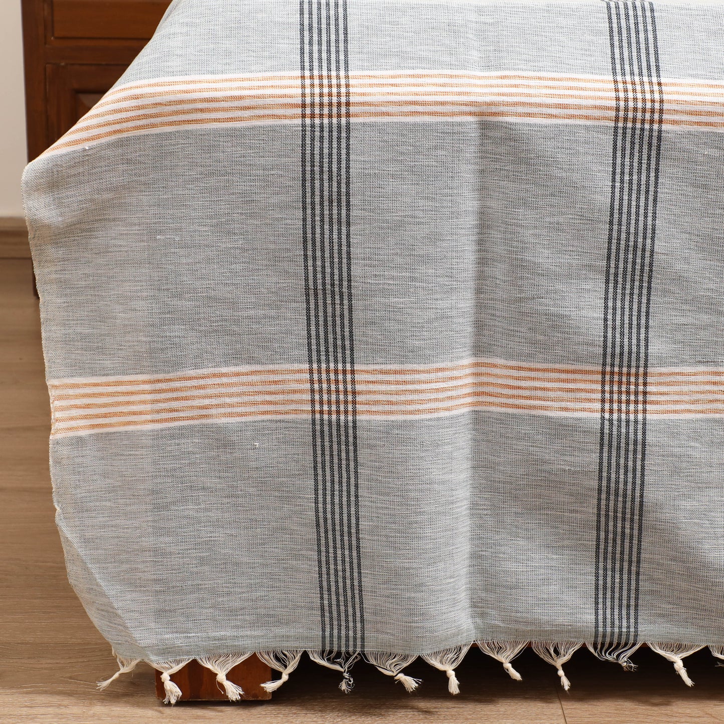 Handloom Cotton Double Bedsheet (108 x 90 in) 83
