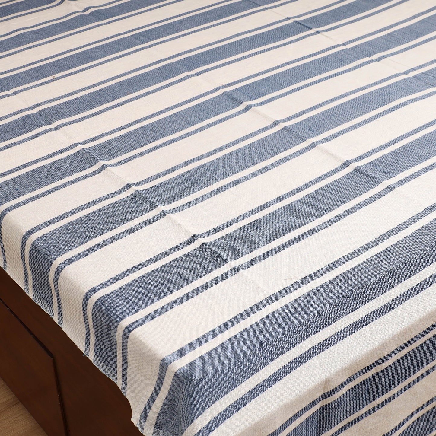 Handloom Cotton Double Bedsheet (108 x 90 in) 87