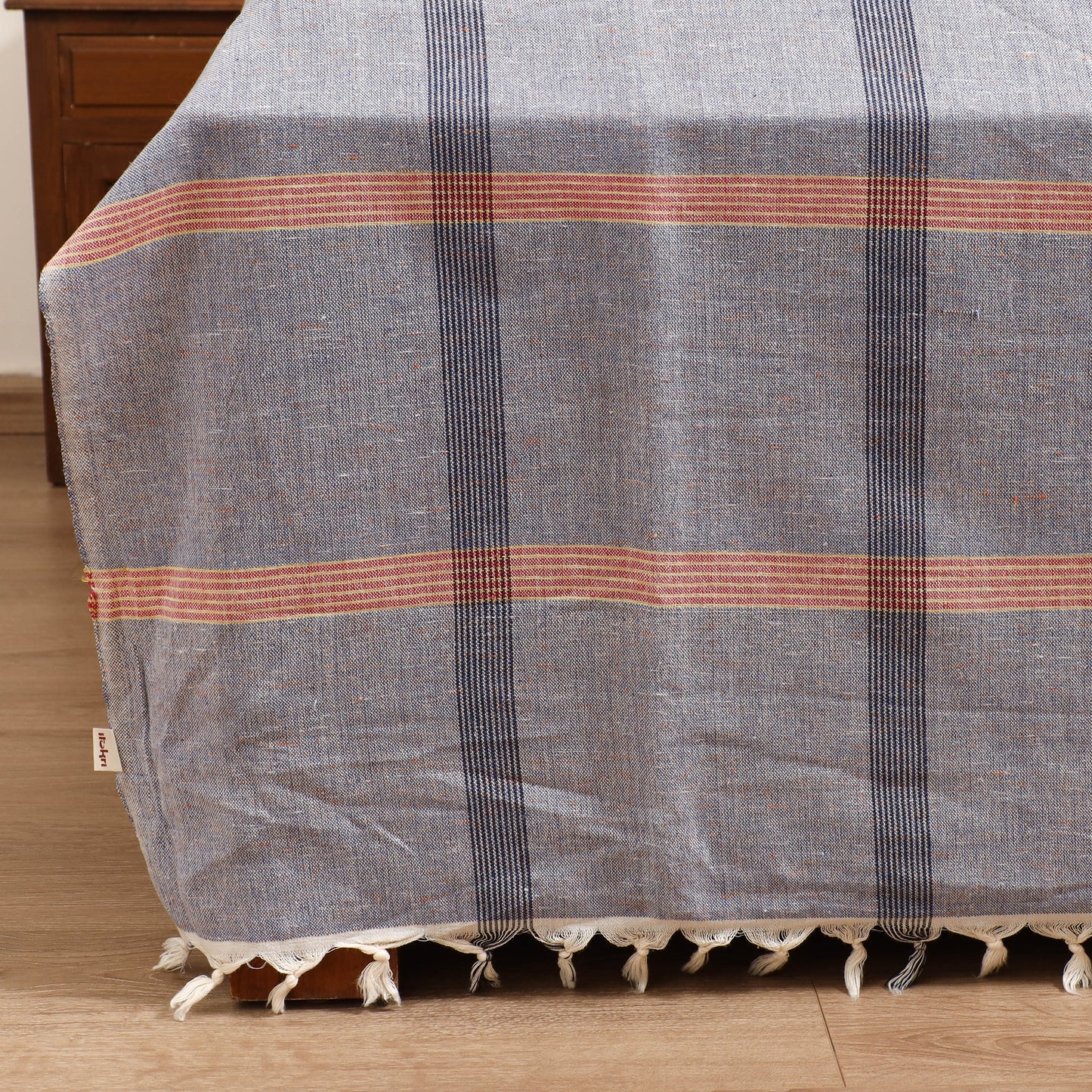 Handloom Cotton Double Bedsheet (108 x 90 in) 91