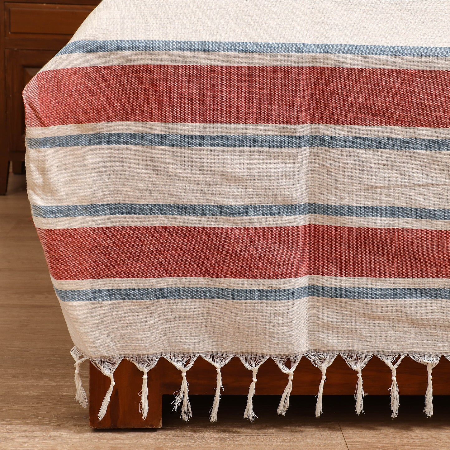 Handloom Cotton Double Bedsheet (108 x 90 in) 99
