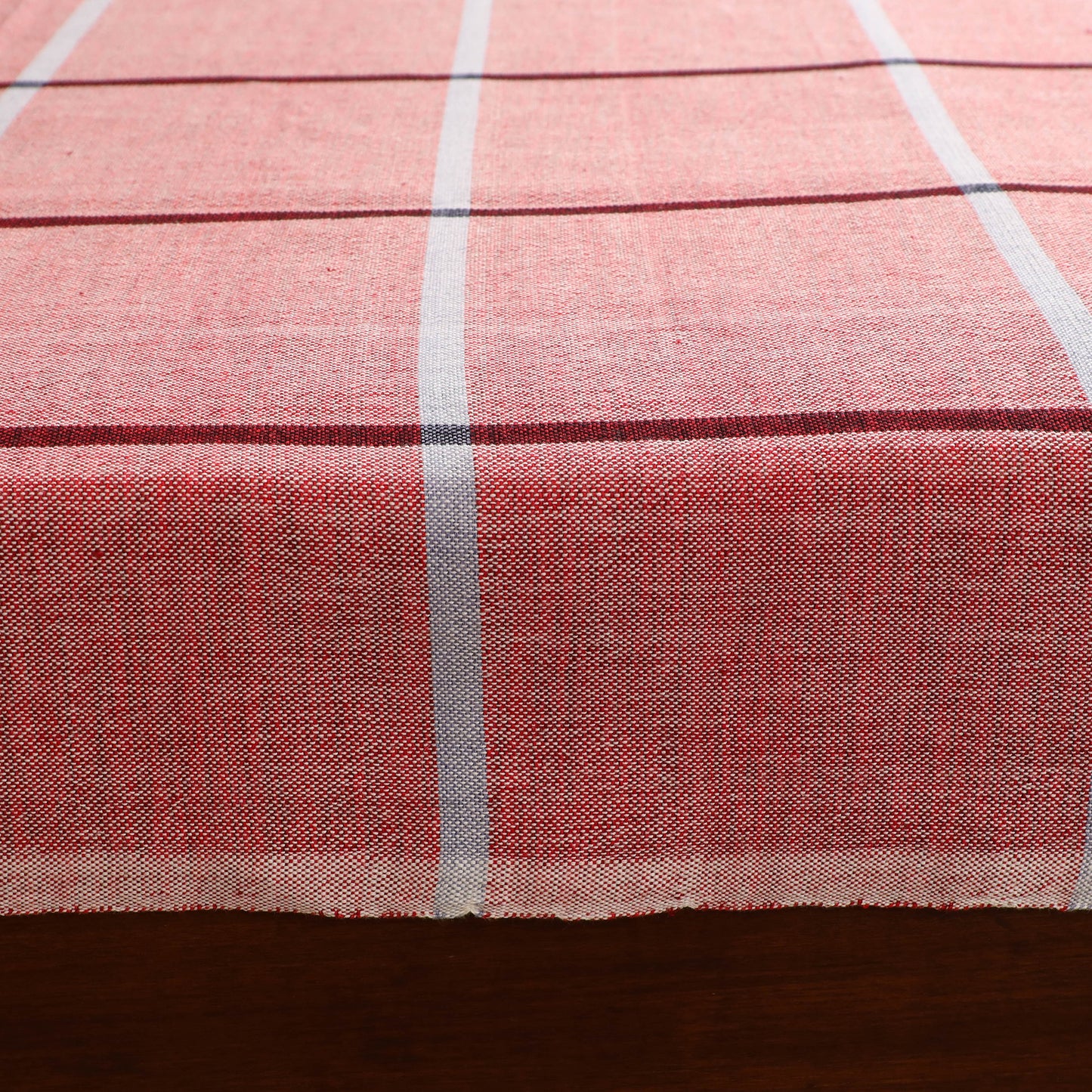 Handloom Cotton Double Bedsheet (108 x 90 in) 112