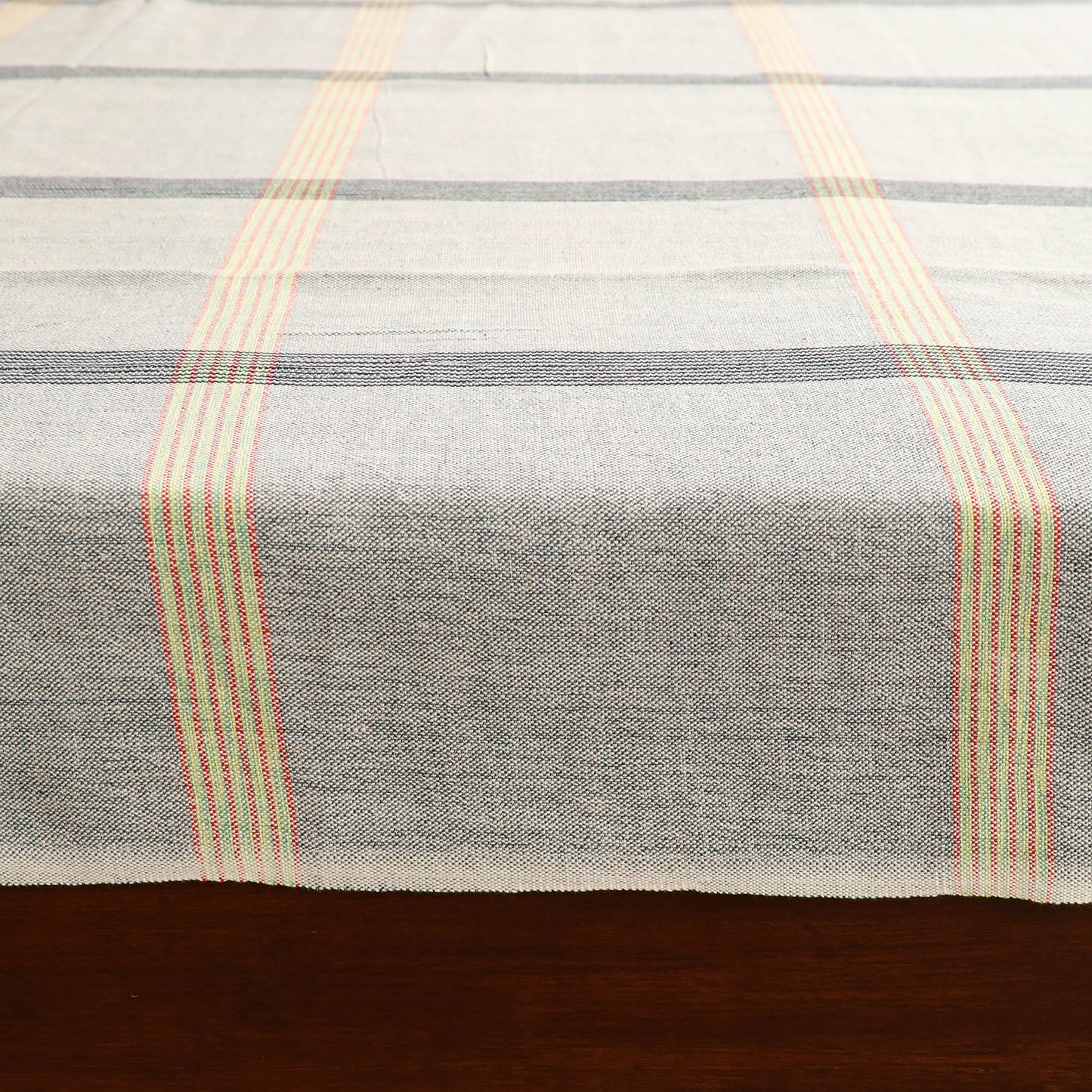 Handloom Cotton Double Bedsheet (108 x 90 in) 115