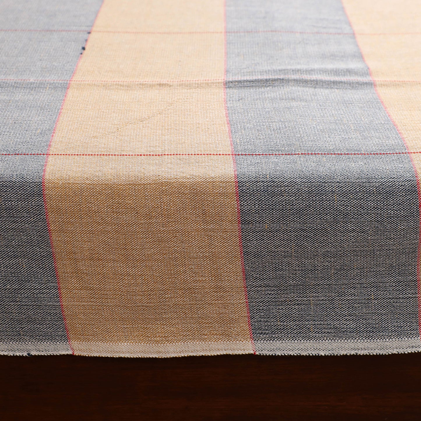 Handloom Cotton Double Bedsheet (108 x 90 in) 136