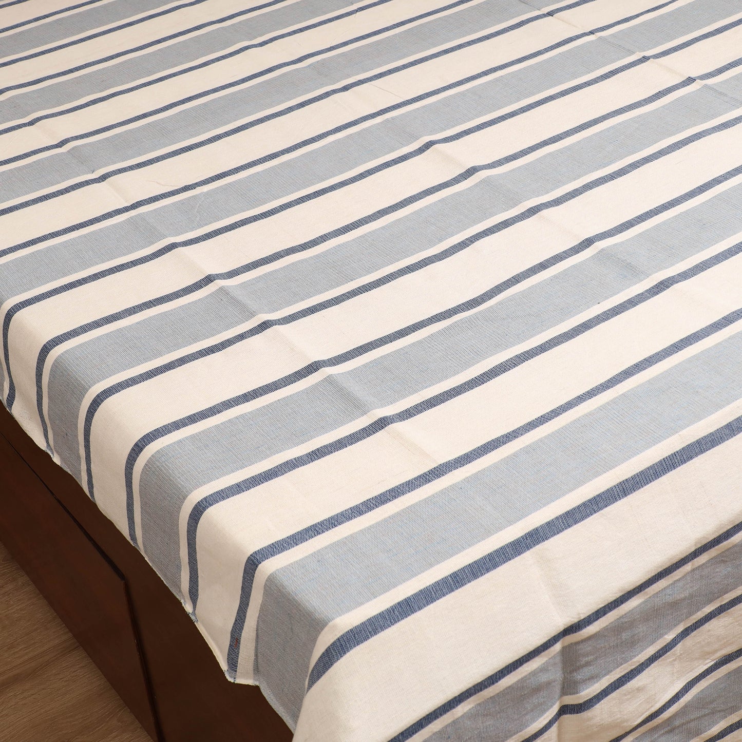 Handloom Cotton Double Bedsheet (108 x 90 in) 149