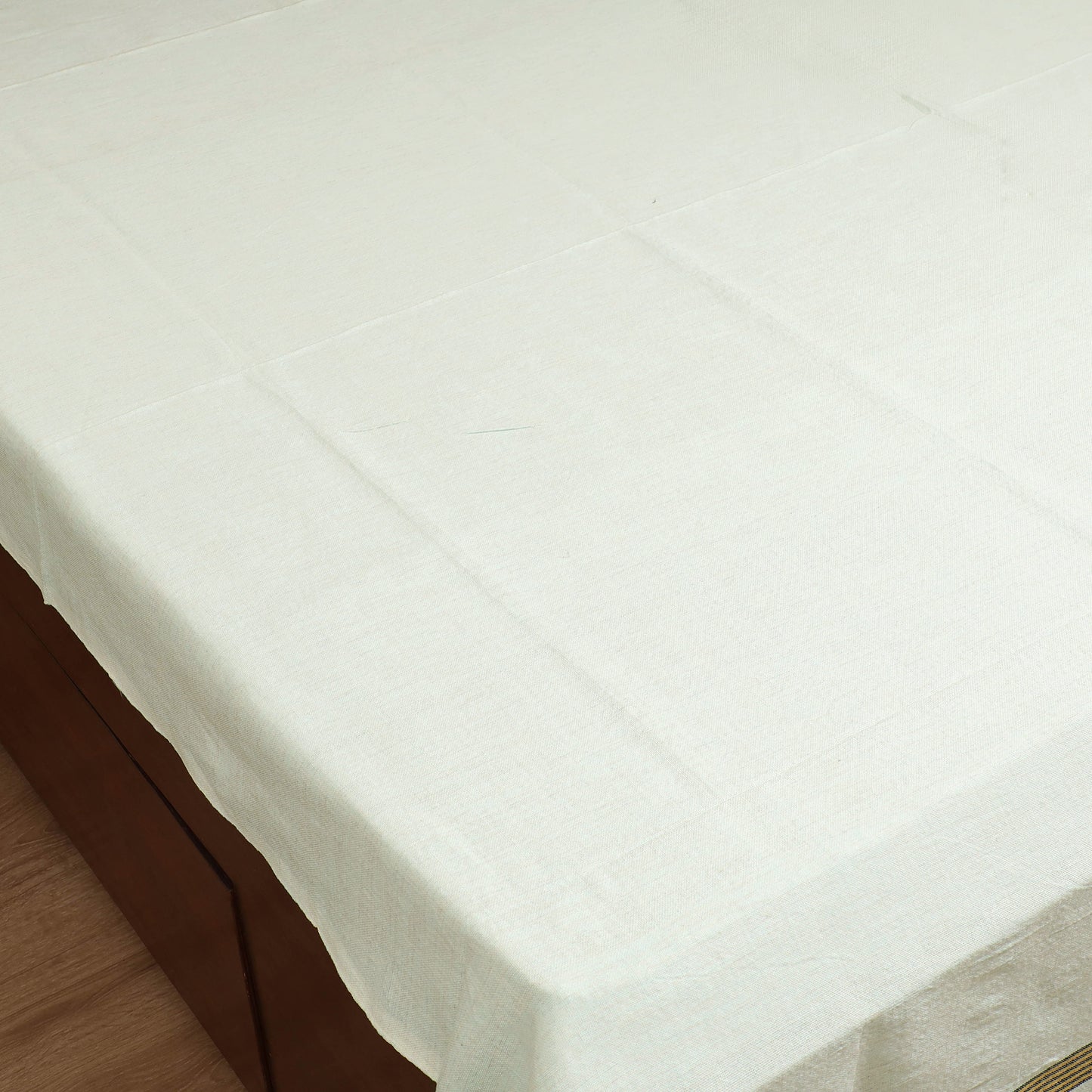 Handloom Cotton Double Bedsheet (108 x 90 in) 152