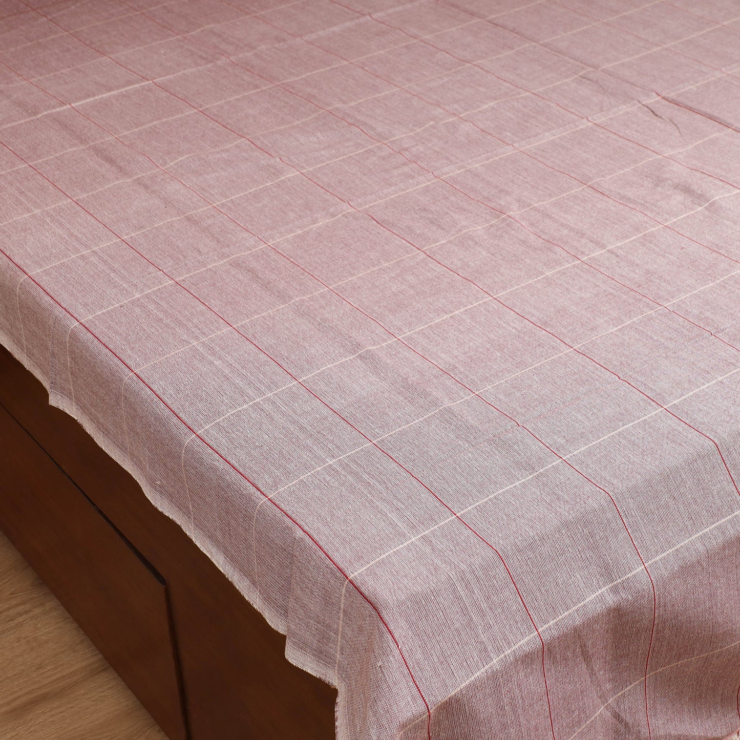 Handloom Cotton Double Bedsheet (90 x 90 in) 160