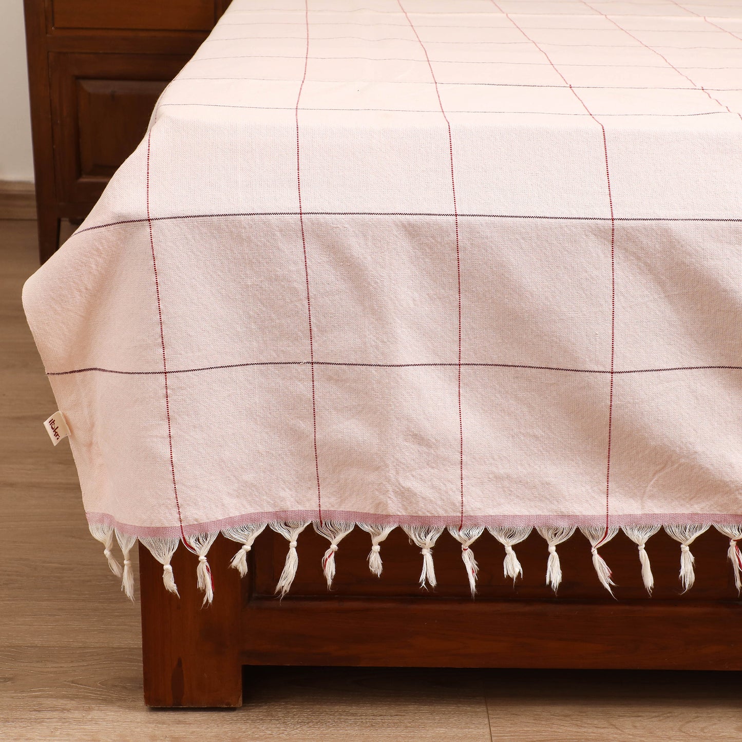 Handloom Cotton Double Bedsheet (90 x 90 in) 167