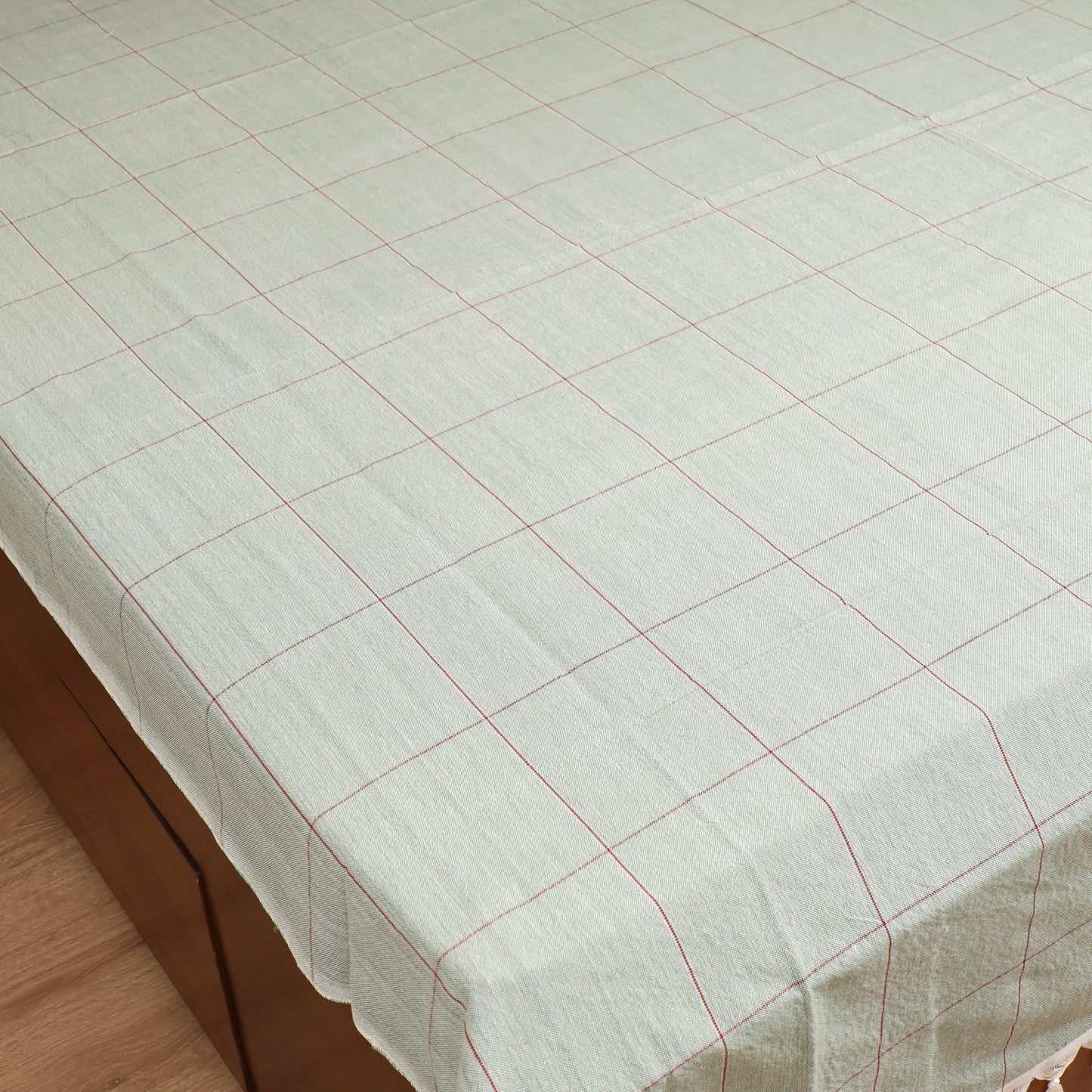Handloom Cotton Double Bedsheet (90 x 90 in) 169