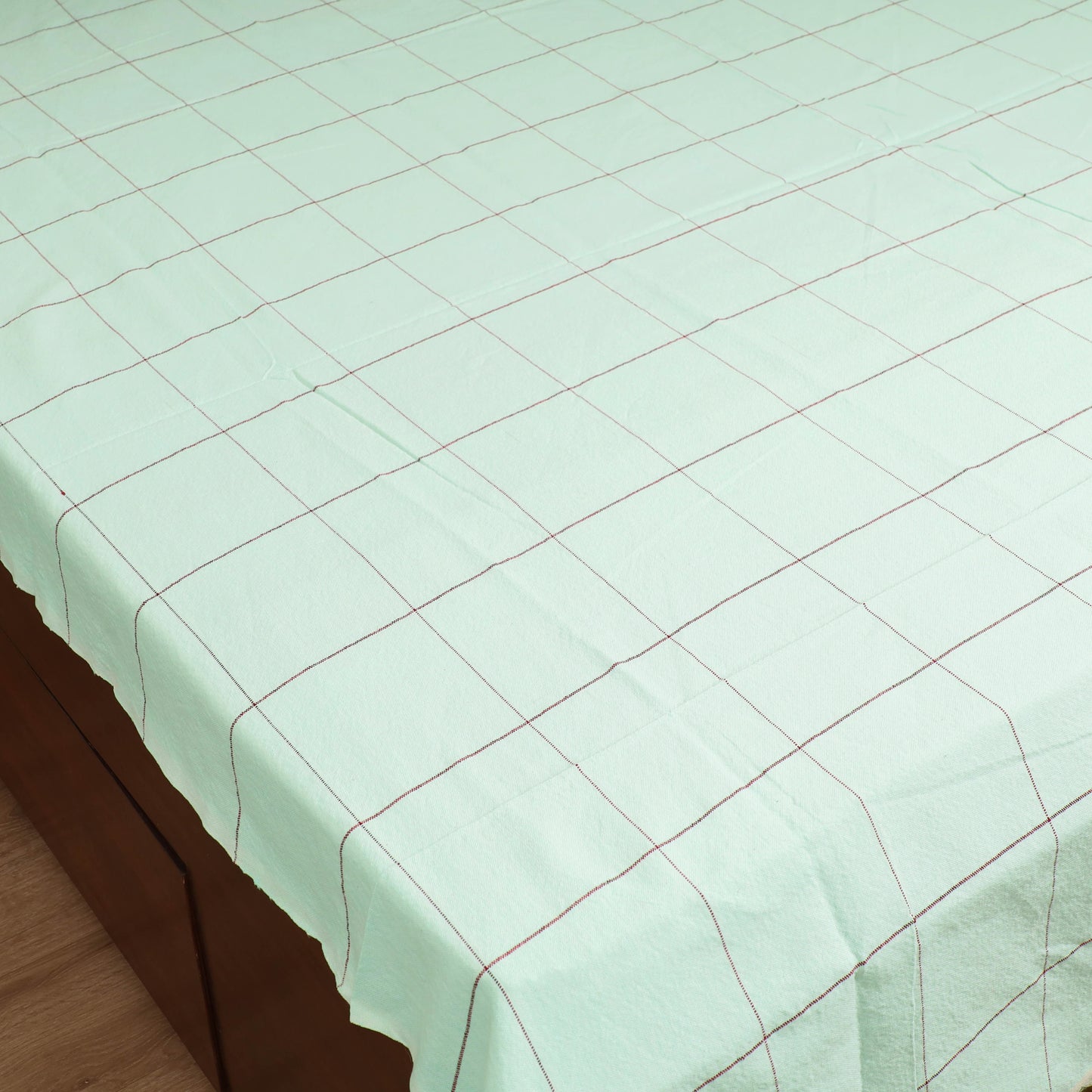 Handloom Cotton Double Bedsheet (90 x 90 in) 171