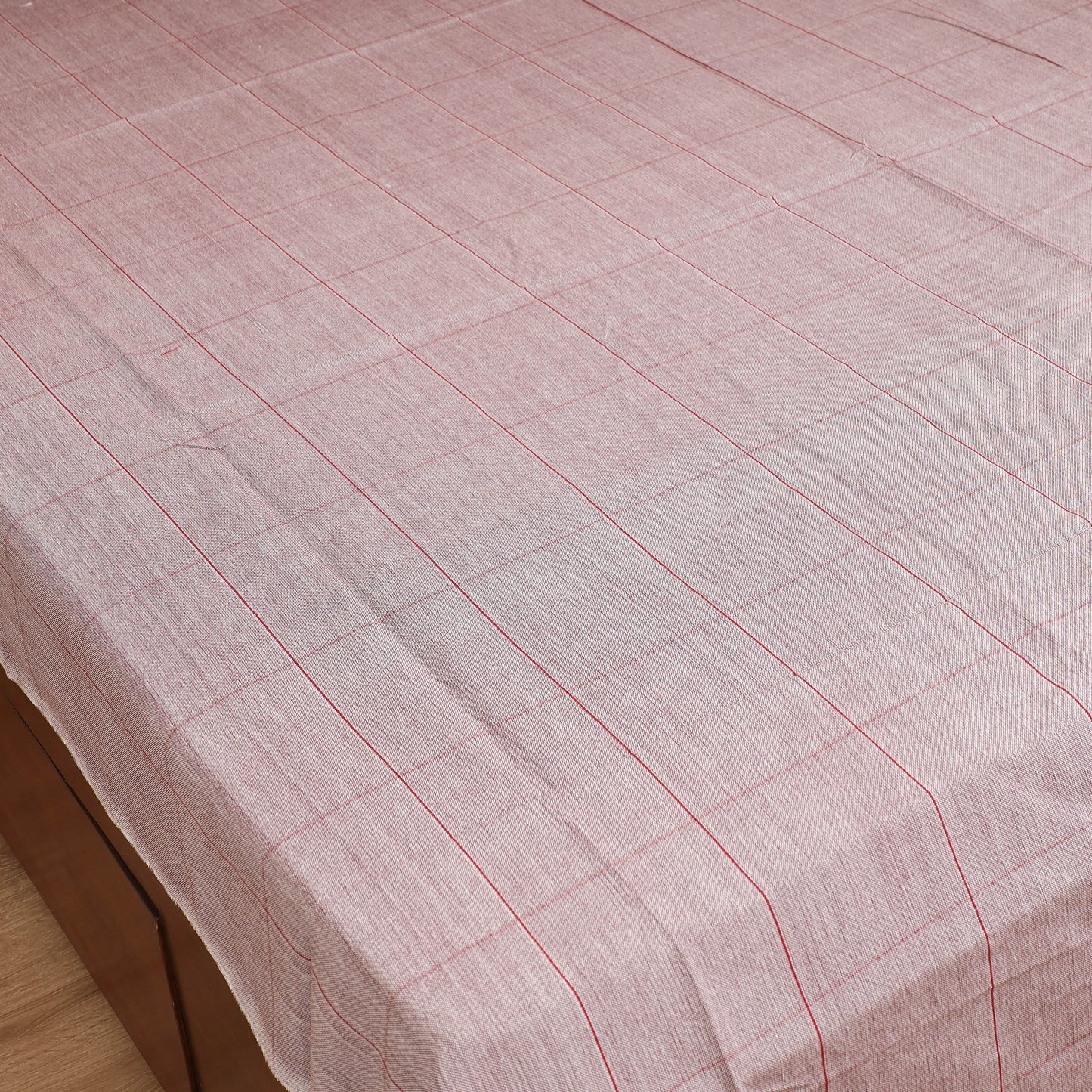 Handloom Cotton Double Bedsheet (90 x 90 in) 173