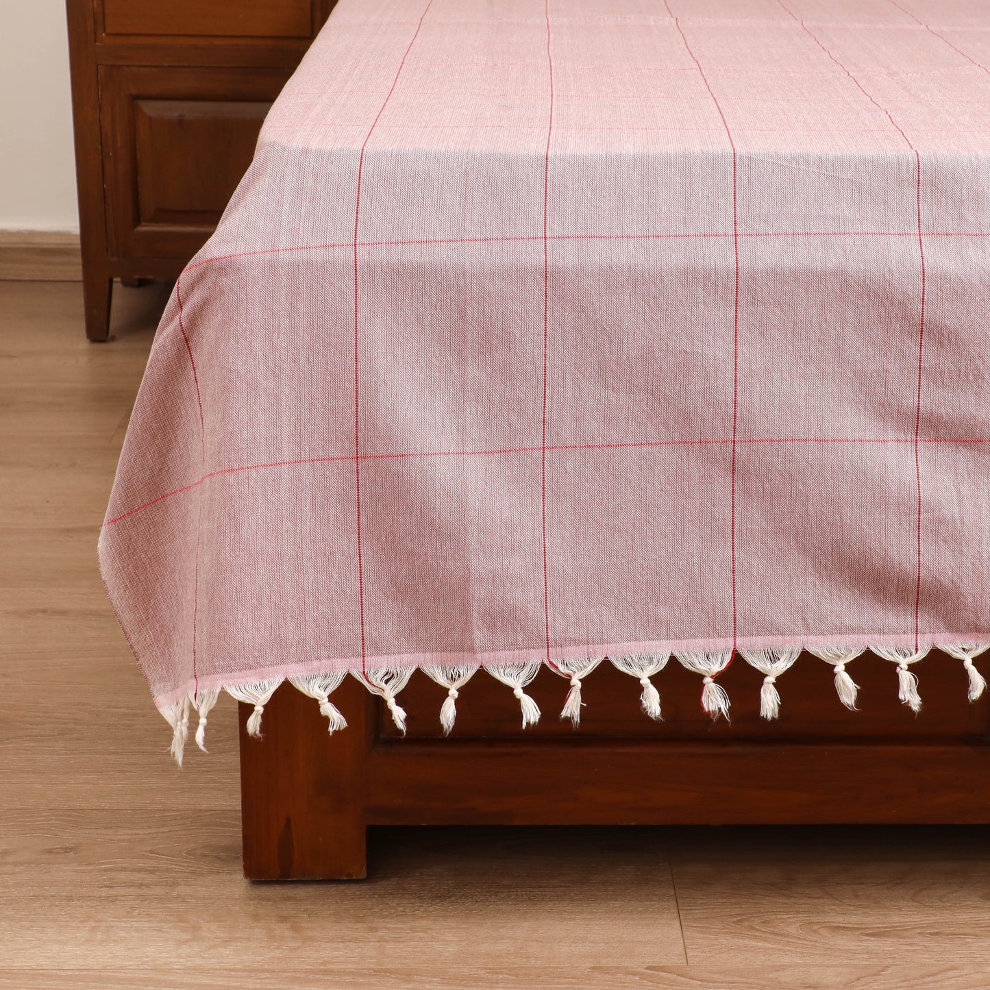 Handloom Cotton Double Bedsheet (90 x 90 in) 174