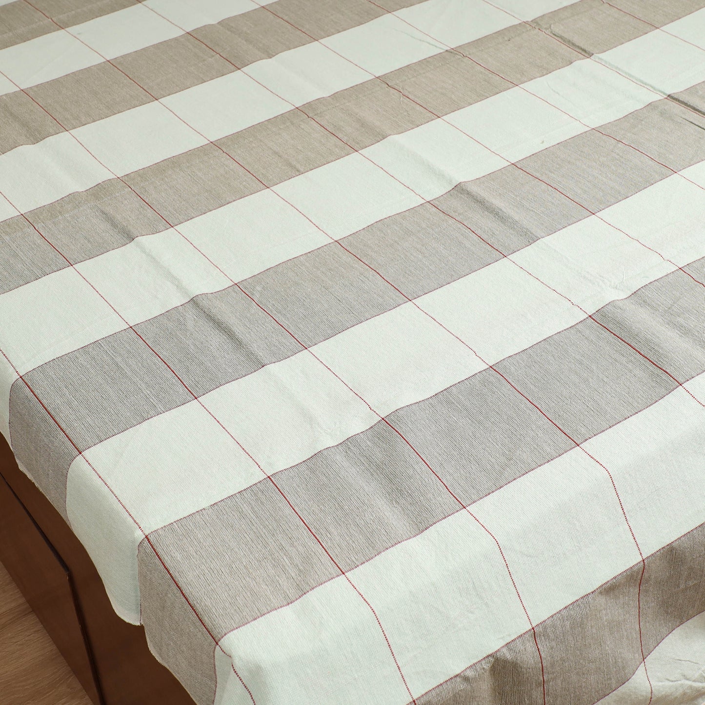 Handloom Cotton Double Bedsheet (90 x 90 in) 178