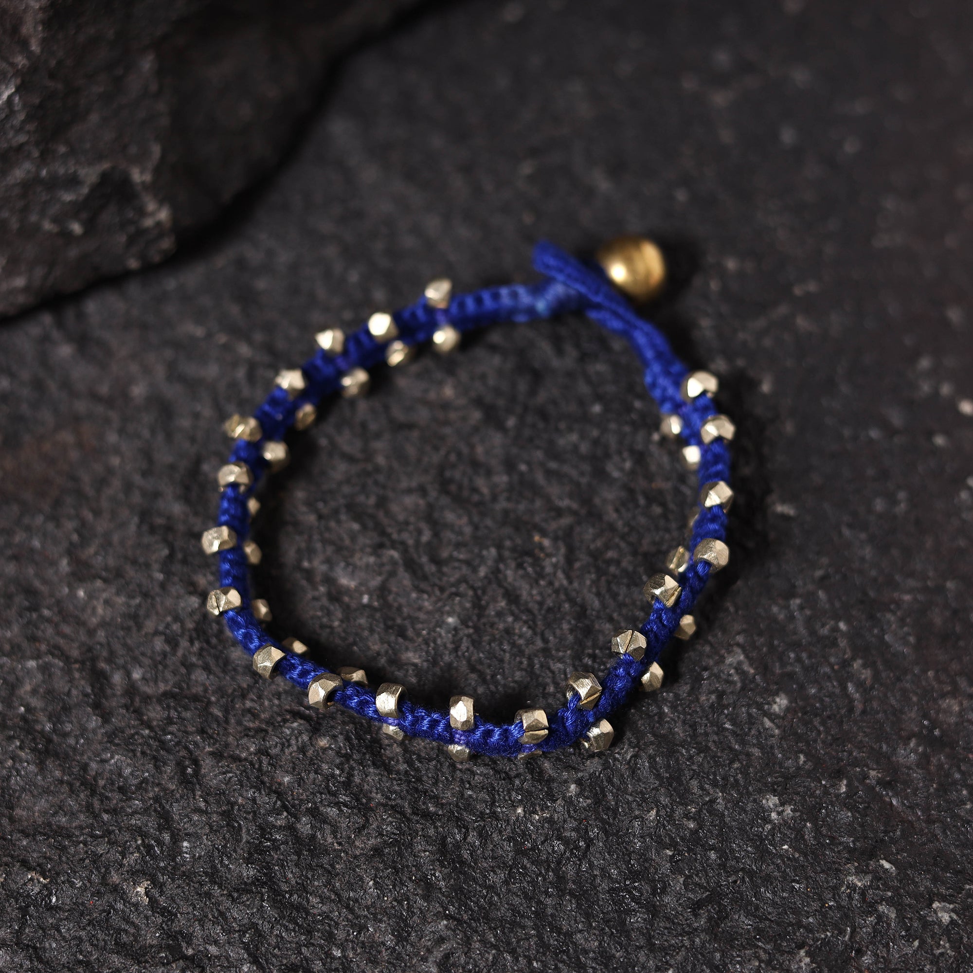Tribal Dokra Craft Brass & Threadwork Rakhi 41