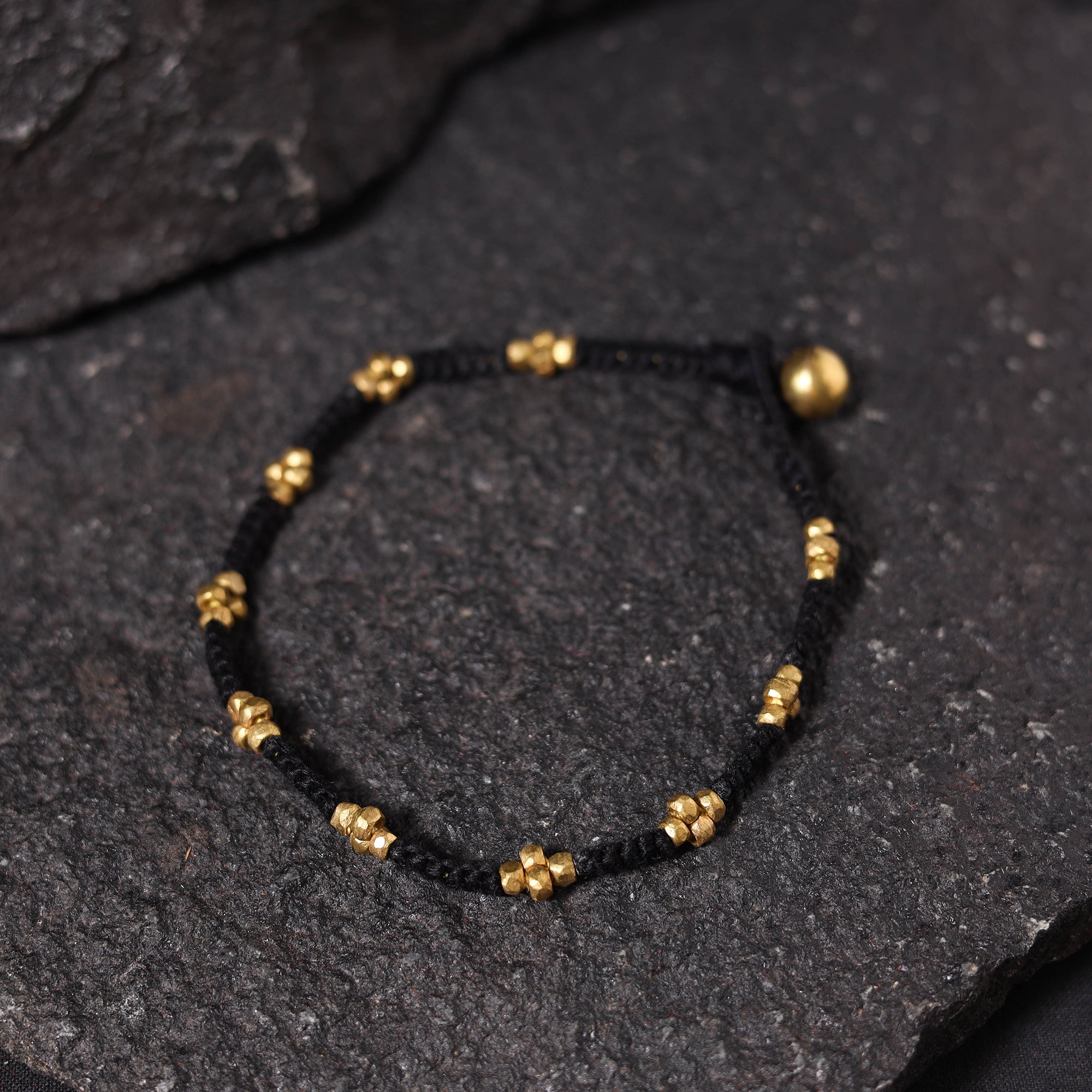 Tribal Dokra Craft Brass & Threadwork Rakhi 43
