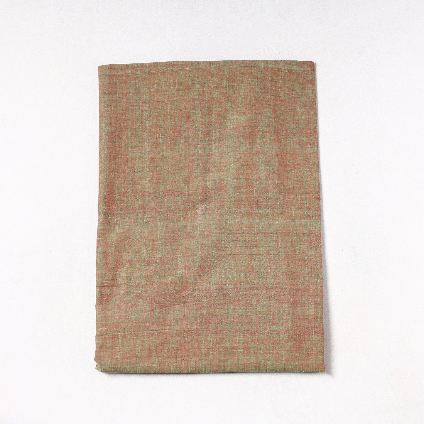 Brown - Jhiri Pure Handloom Cotton Precut Fabric (1 meter) 16