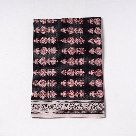 Bagh Block Printed Kantha Style Cotton Precut Fabric (1.25 meter) 84