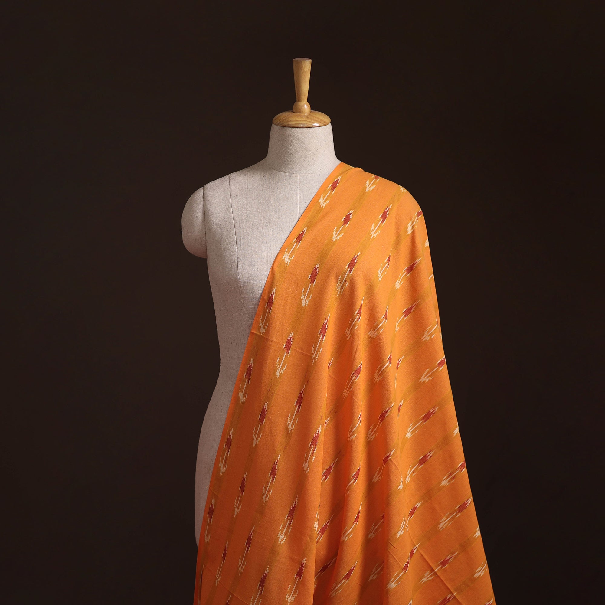 Pochampally Ikat Weave Pure Cotton Fabric 02