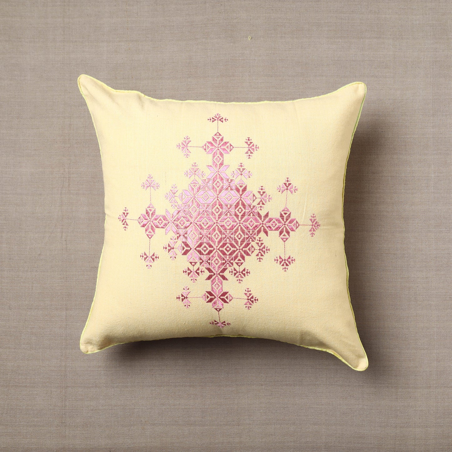 Soof Embroidery Cotton Cushion Cover