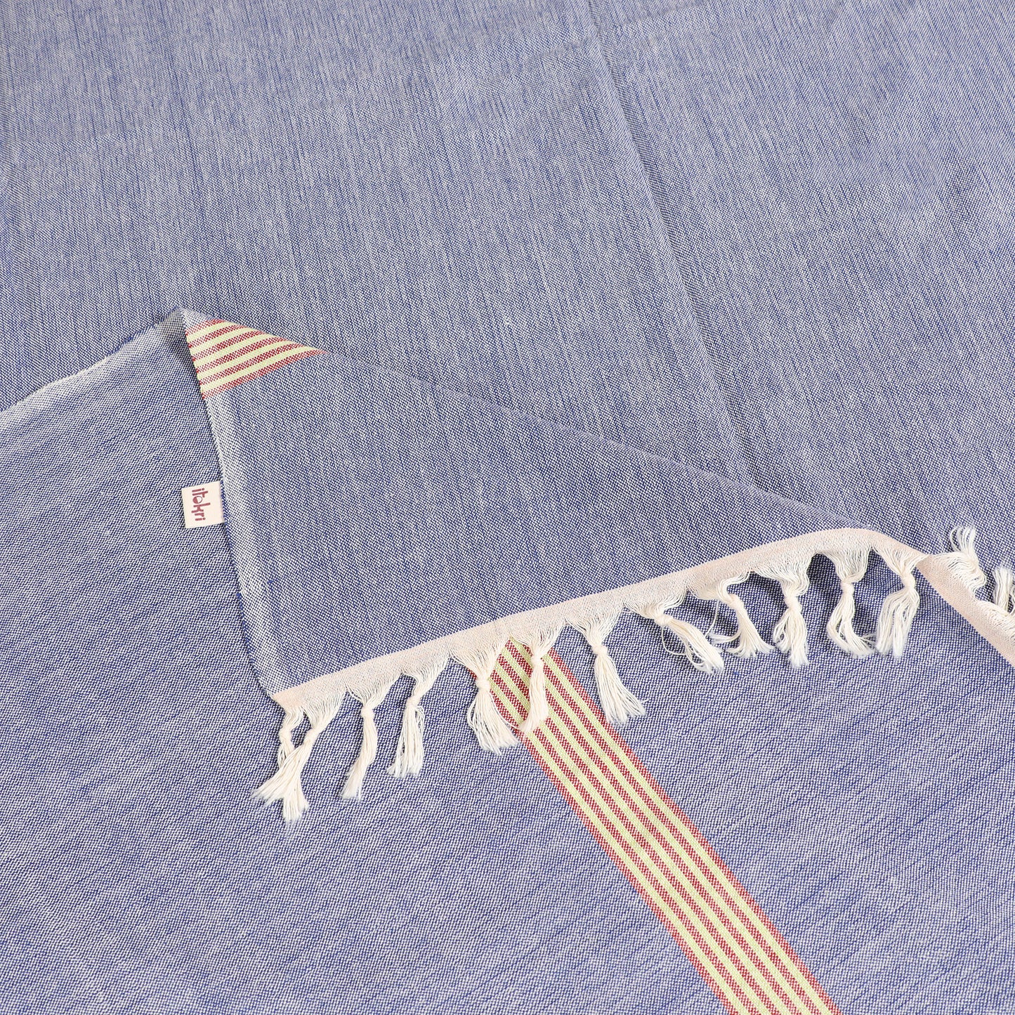 Handloom Cotton Single Bedsheet (90 x 60 in) 188