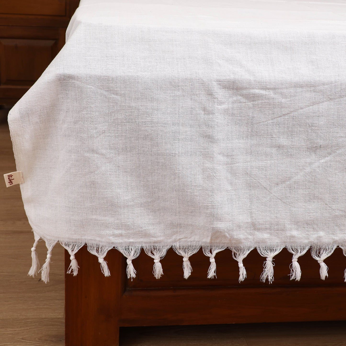 Handloom Cotton Single Bedsheet (90 x 60 in) 190