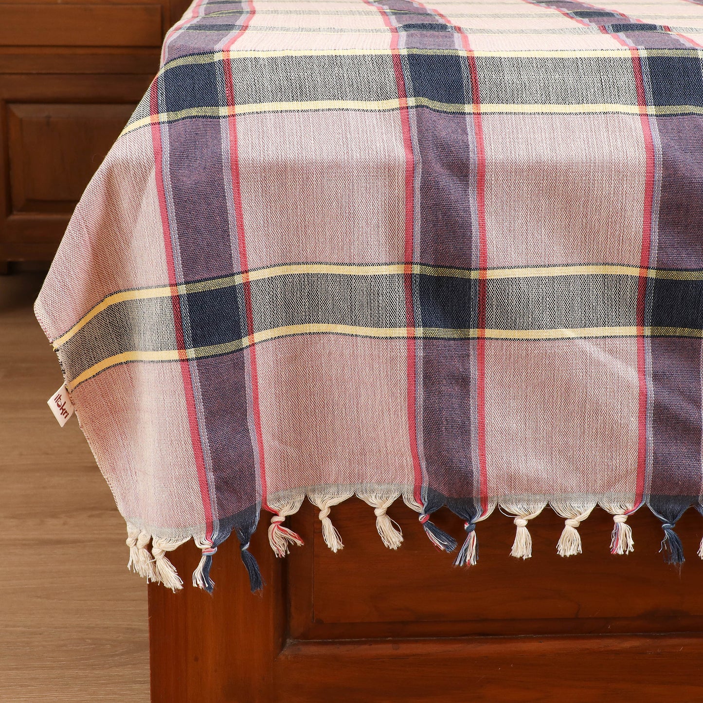 Handloom Cotton Single Bedsheet (90 x 60 in) 199