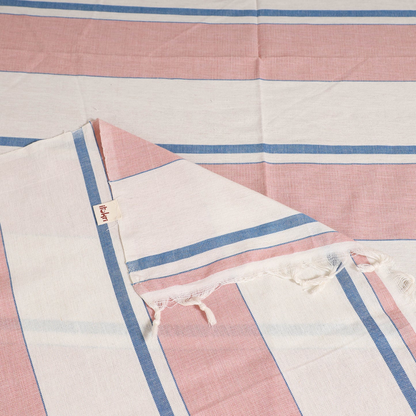 Handloom Cotton Single Bedsheet (90 x 60 in) 239