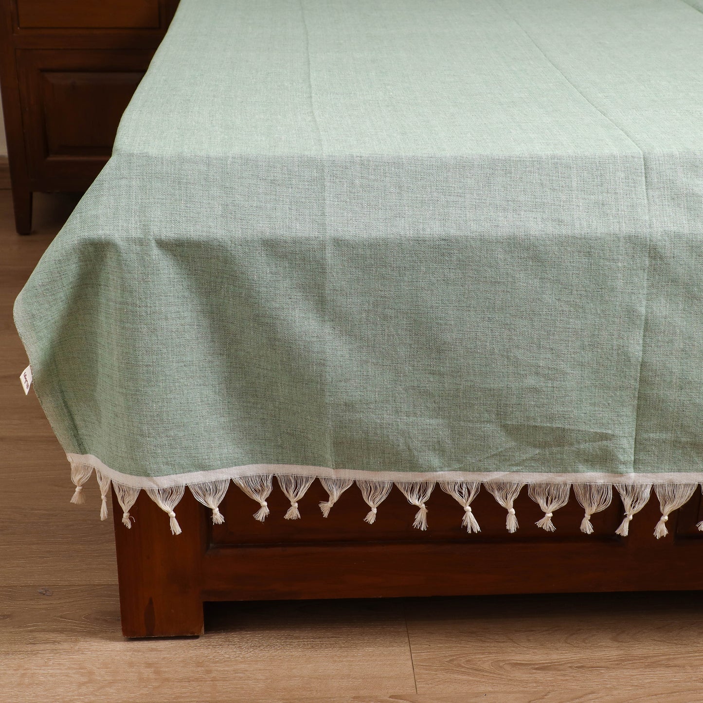 Handloom Cotton Single Bedsheet (90 x 60 in) 241