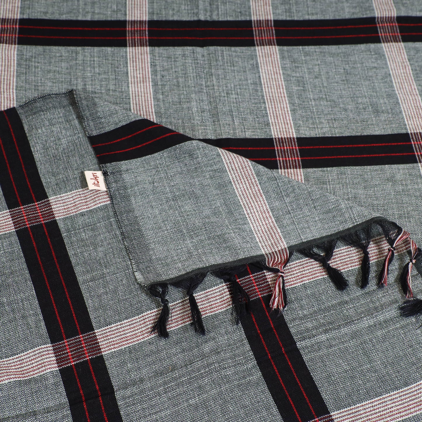 Handloom Cotton Single Bedsheet (90 x 60 in) 261