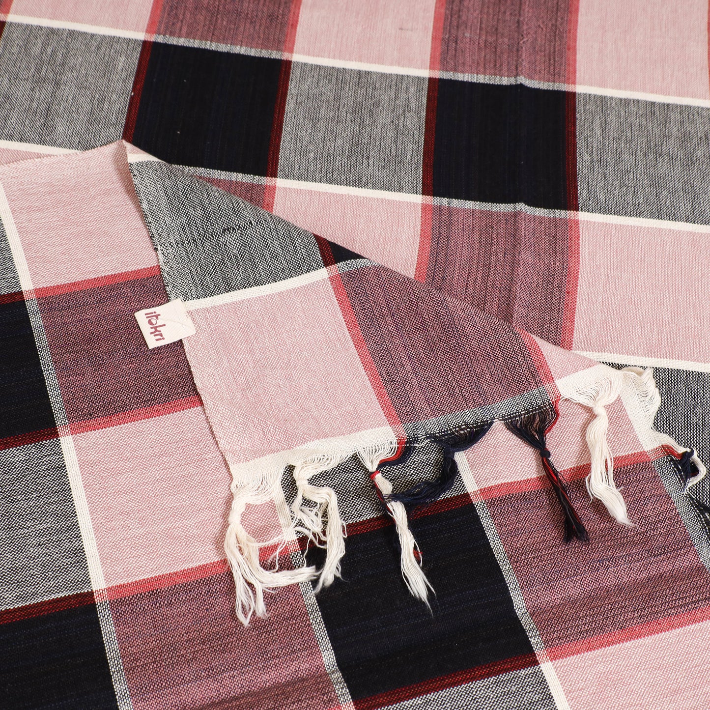 Handloom Cotton Single Bedsheet (90 x 60 in) 267