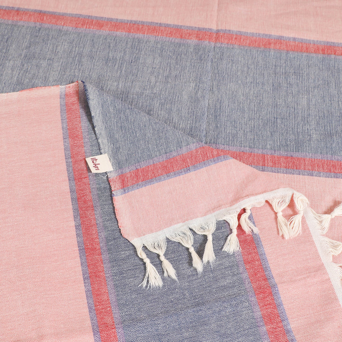 Handloom Cotton Single Bedsheet (90 x 60 in) 275