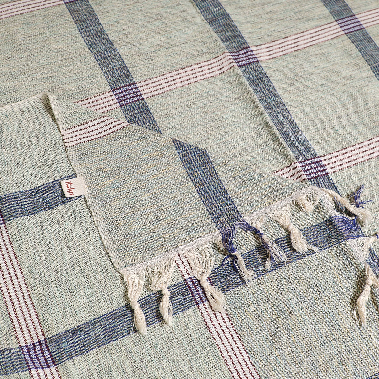 Handloom Cotton Single Bedsheet (90 x 60 in) 278