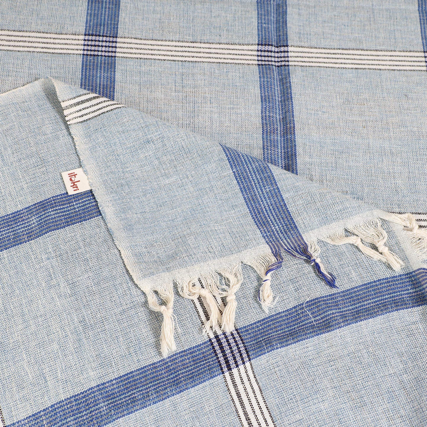 Handloom Cotton Single Bedsheet (90 x 60 in) 279
