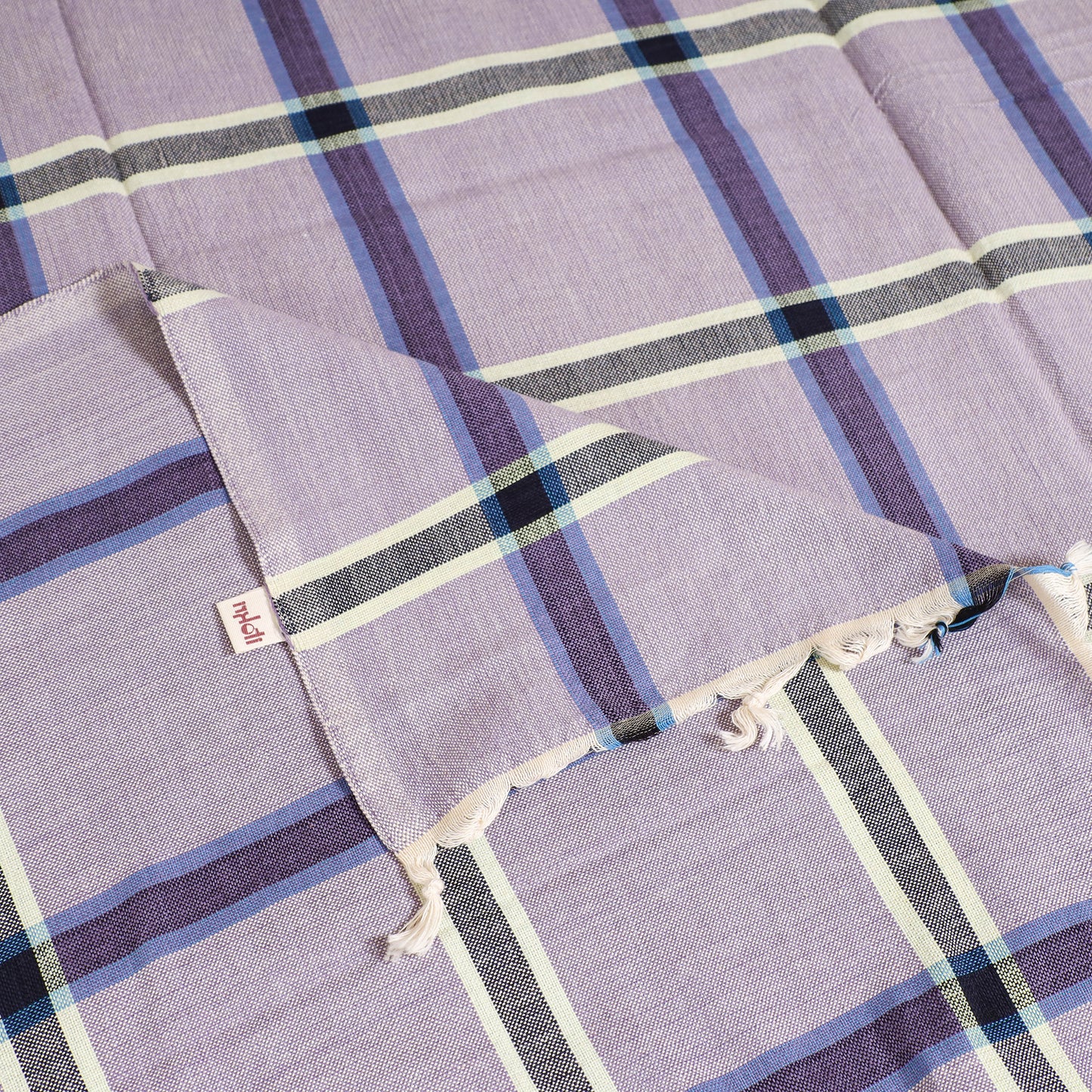 Handloom Cotton Single Bedsheet (90 x 60 in) 280