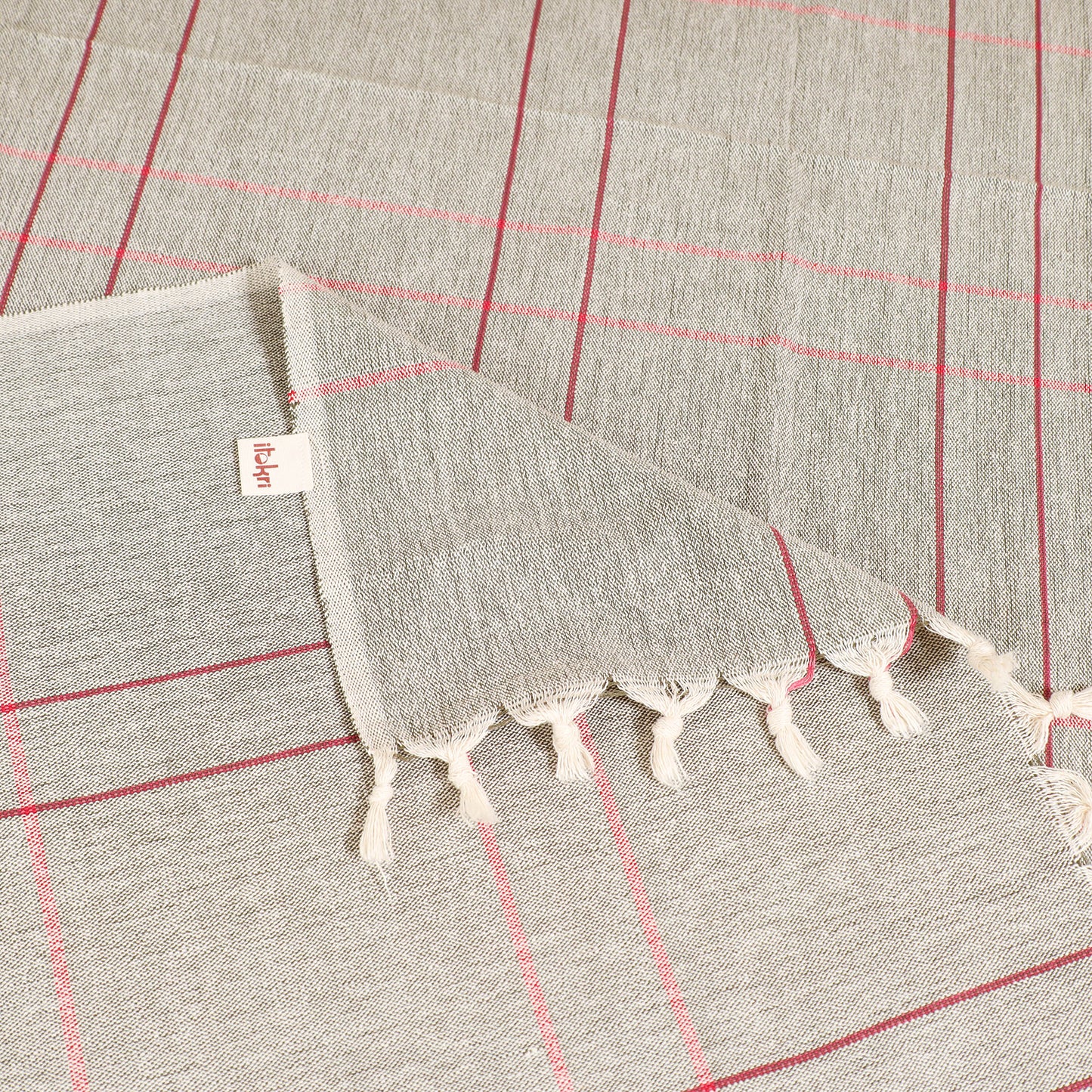 Handloom Cotton Single Bedsheet (90 x 60 in) 289