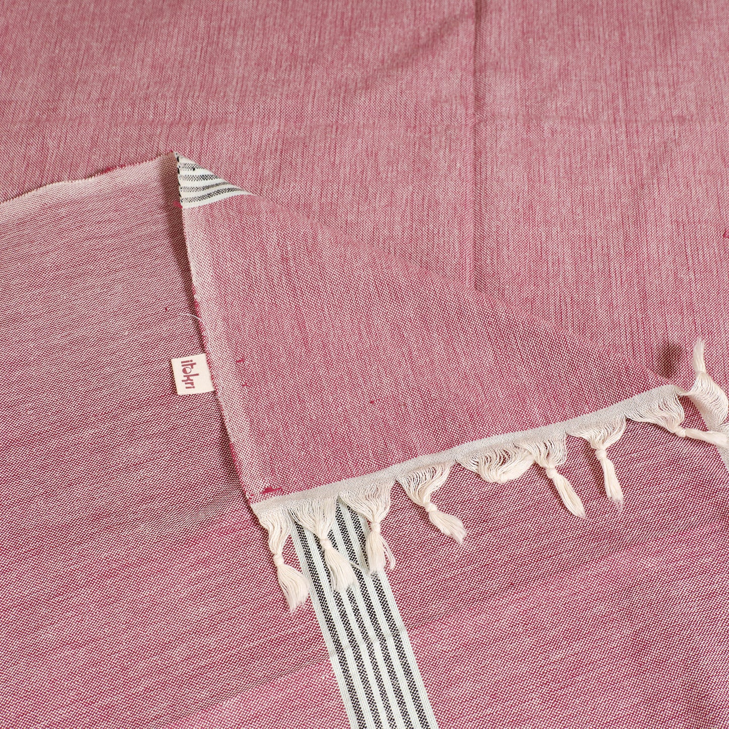 Handloom Cotton Single Bedsheet (90 x 60 in) 306