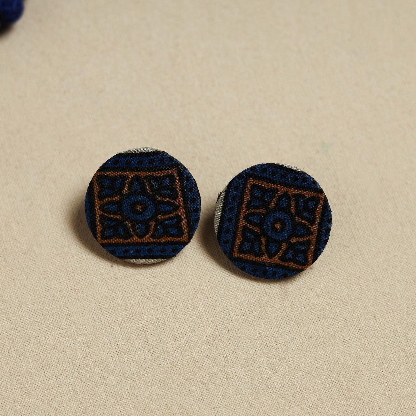 Handcrafted Wooden Beads Fabart Necklace Set 25