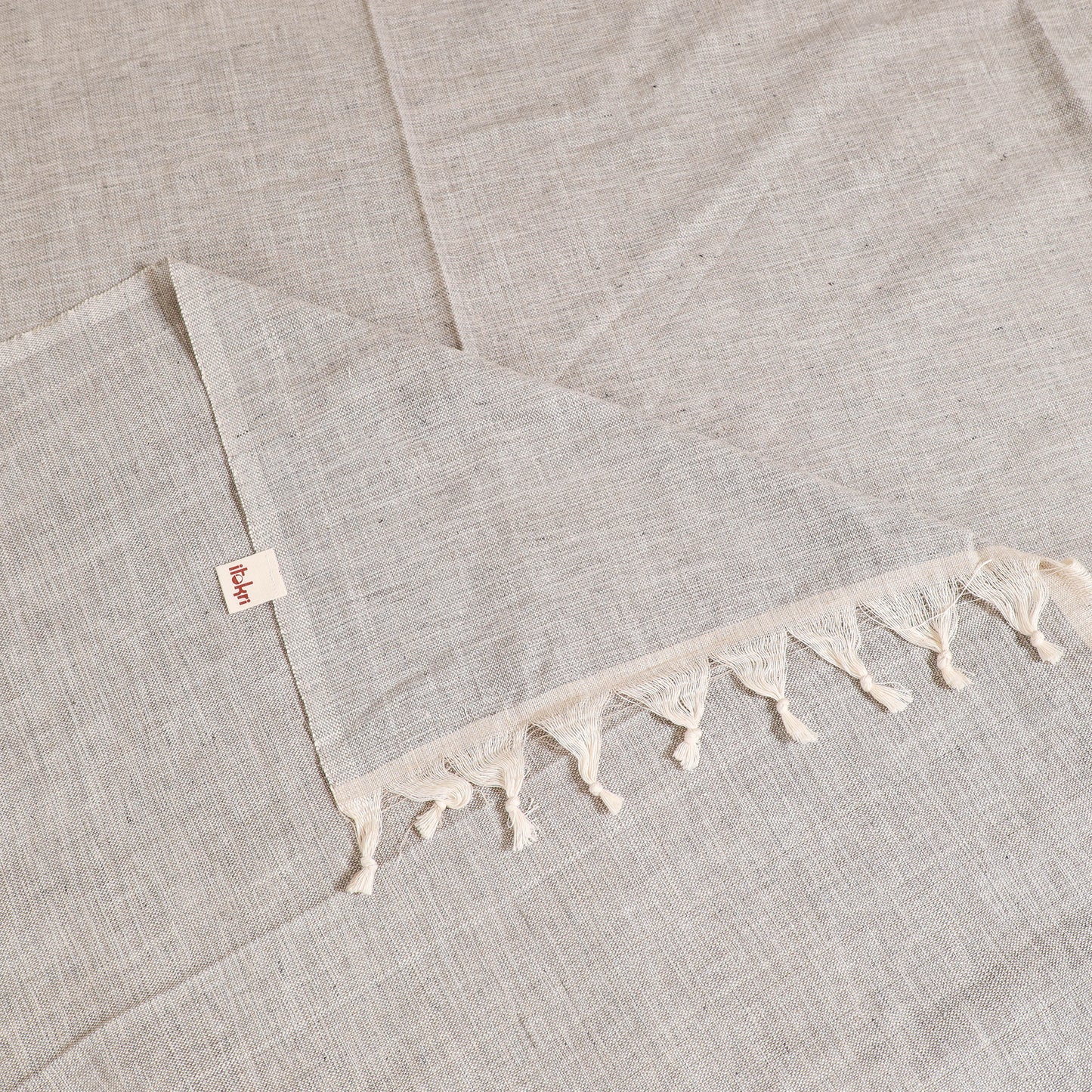 Handloom Cotton Single Bedsheet (90 x 60 in) 326