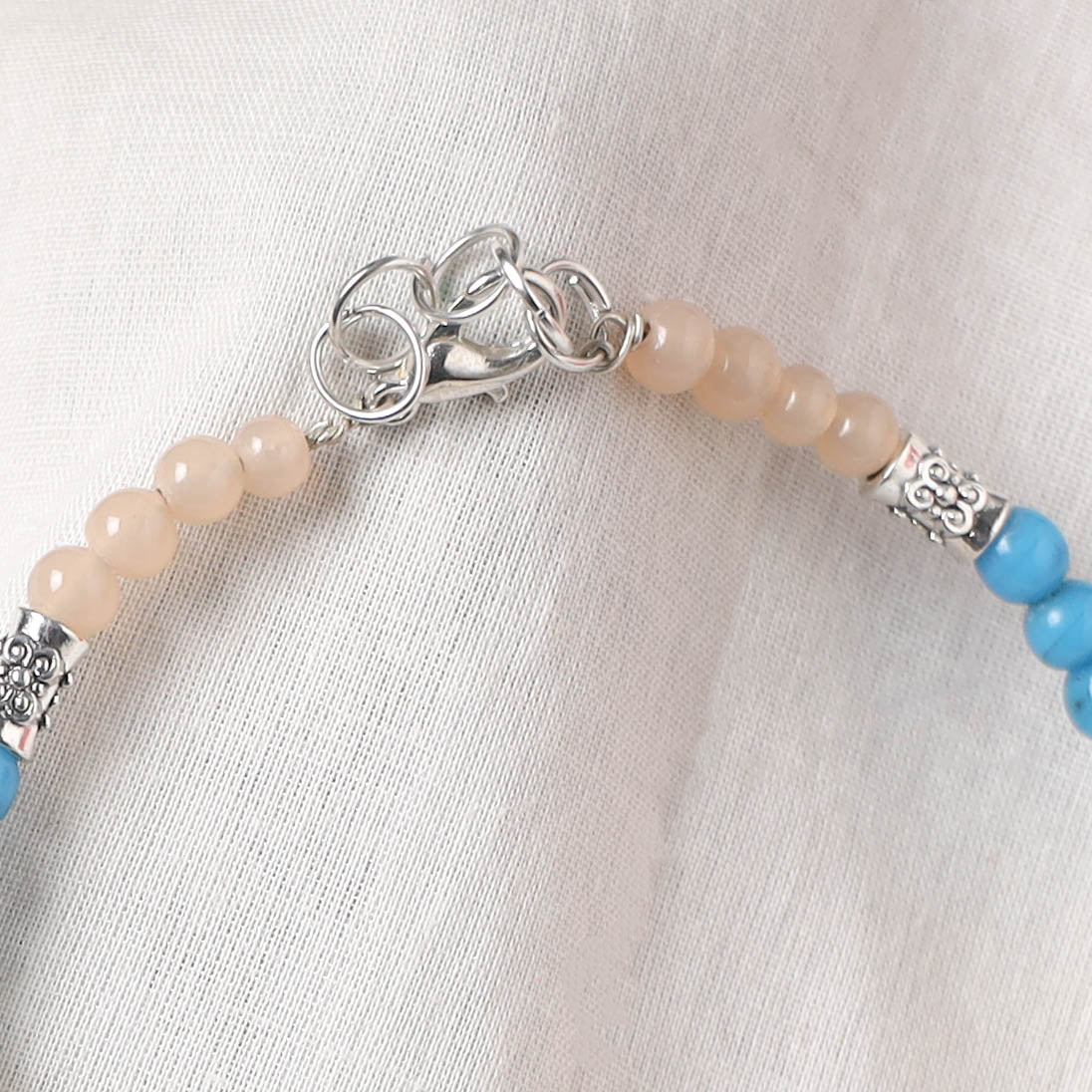 Multicolor - Handcrafted Stone Work GS Anklet 07