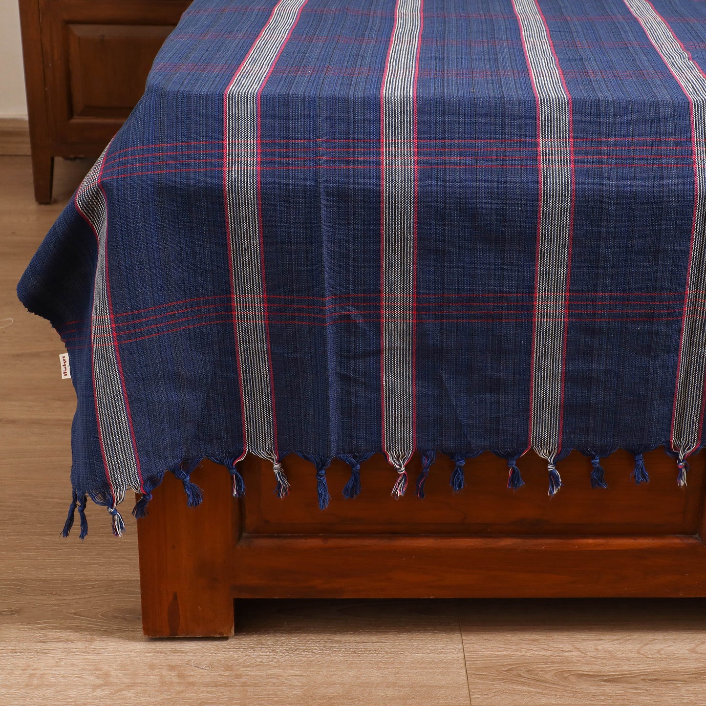 Handloom Cotton Single Bedsheet (90 x 60 in) 340