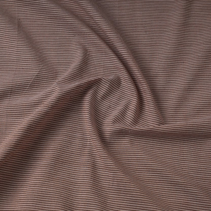 Brown - Jhiri Pure Handloom Cotton Fabric