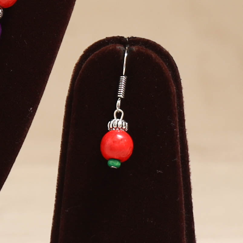 Multicolor - Handmade Wooden Beads GS Necklace Set 12