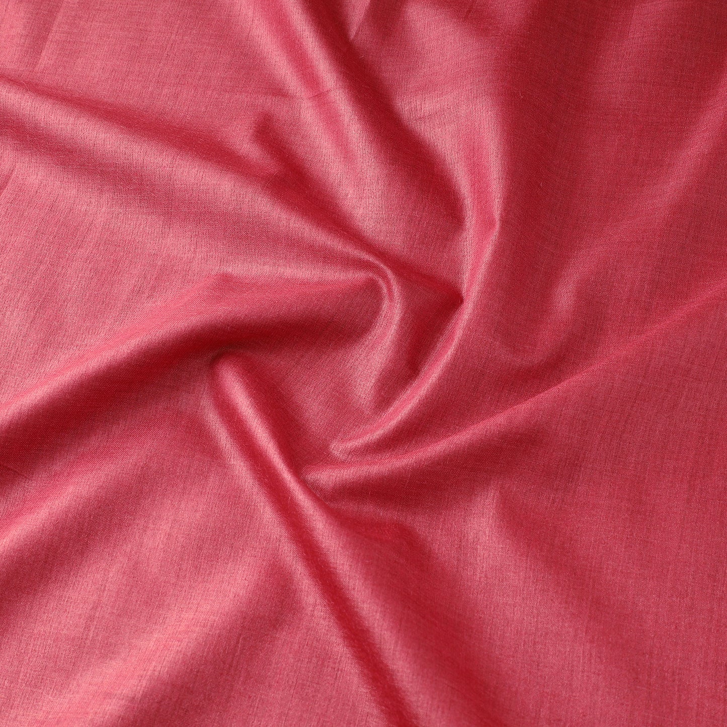 Pink - Vidarbha Tussar x Muga Silk Handwoven Plain Fabric 14