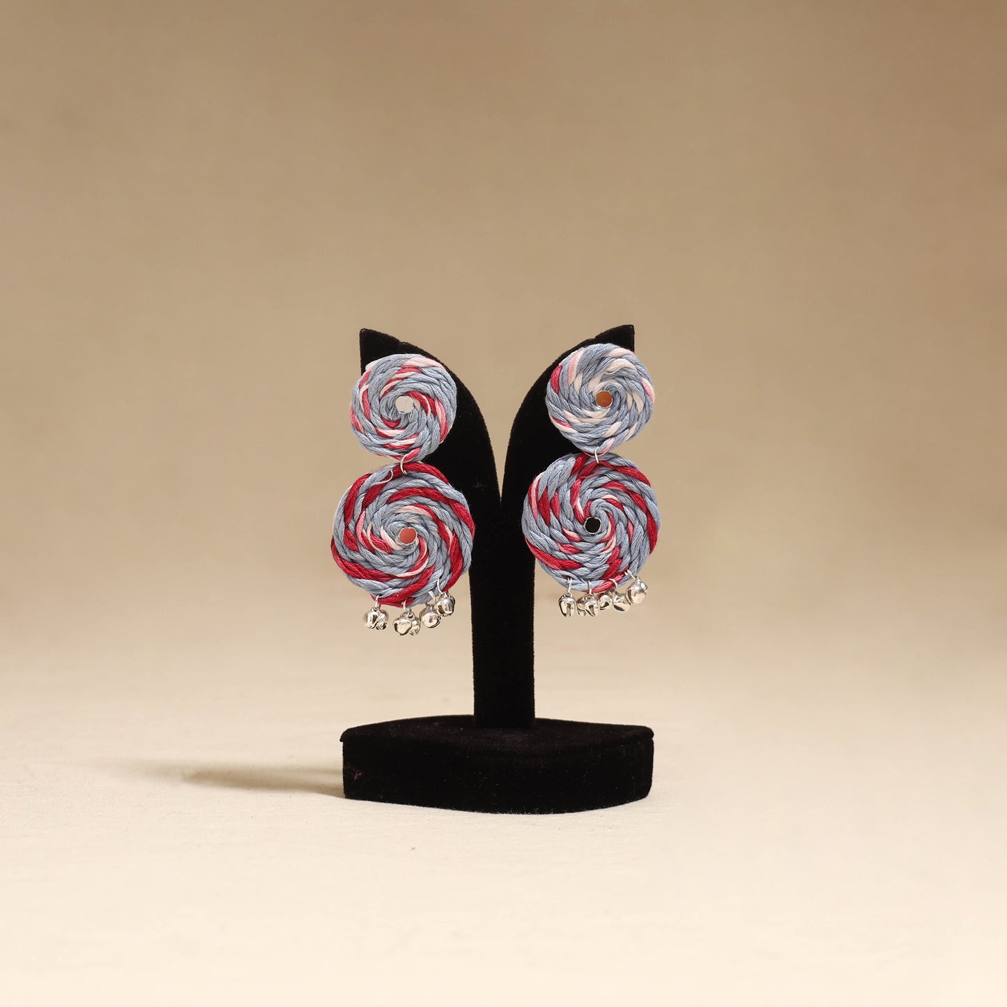 Multicolor - Afiya Ghungroo Work Thread Earrings
