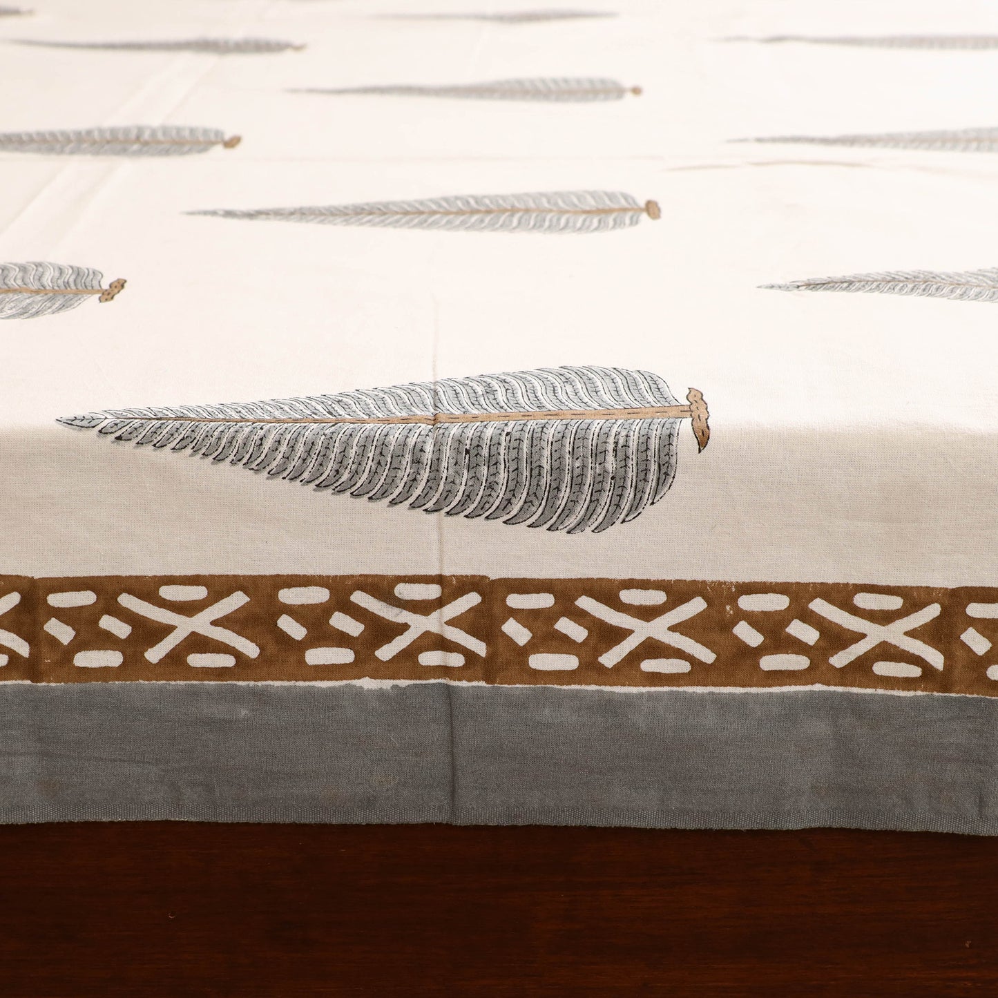 Sanganeri Hand Block Print Cotton Double Bedsheet Set (108 x 90 in) 46