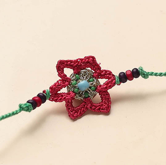 Handmade Crochet Work Rakhi