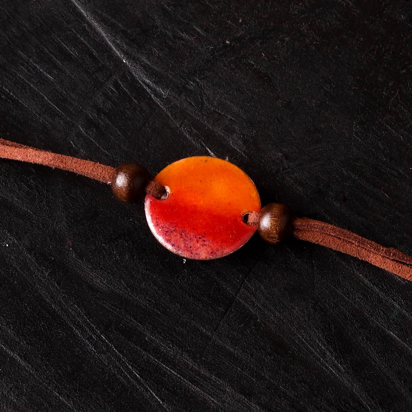 Rudra - Copper Enamel Rakhi by Ekibeki 04