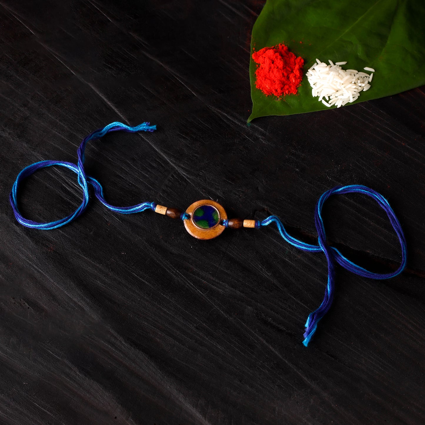 Earthy - Copper Enamel Rakhi by Ekibeki 26
