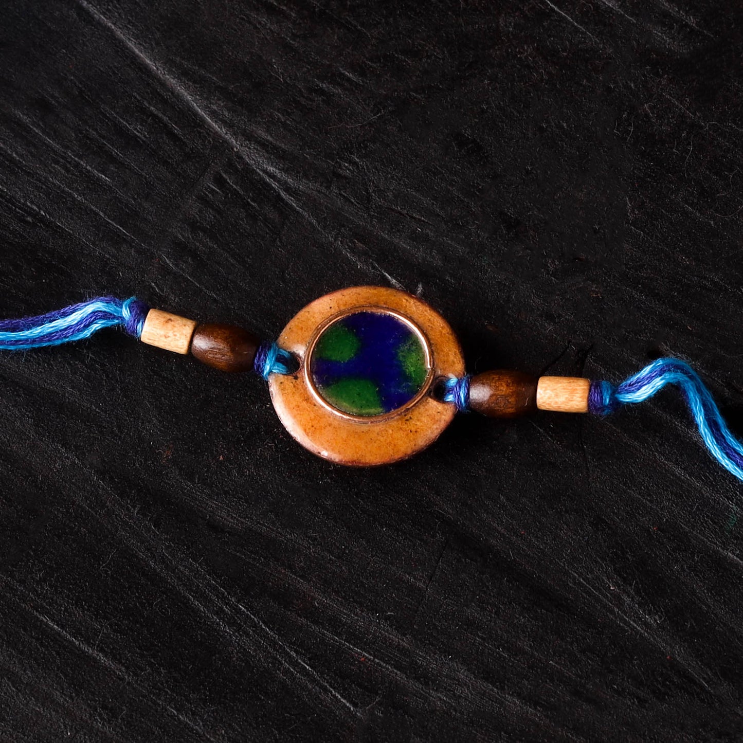 Earthy - Copper Enamel Rakhi by Ekibeki 26