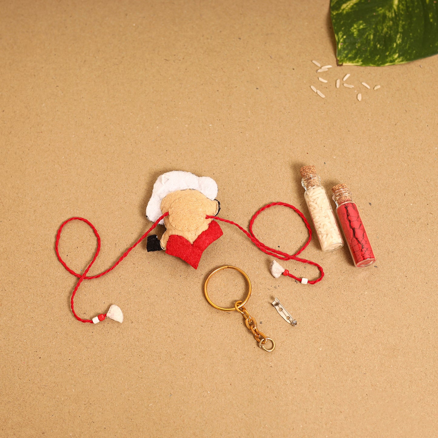 Popeye & Olive - Handmade Felt Rakhi & Lumba Set