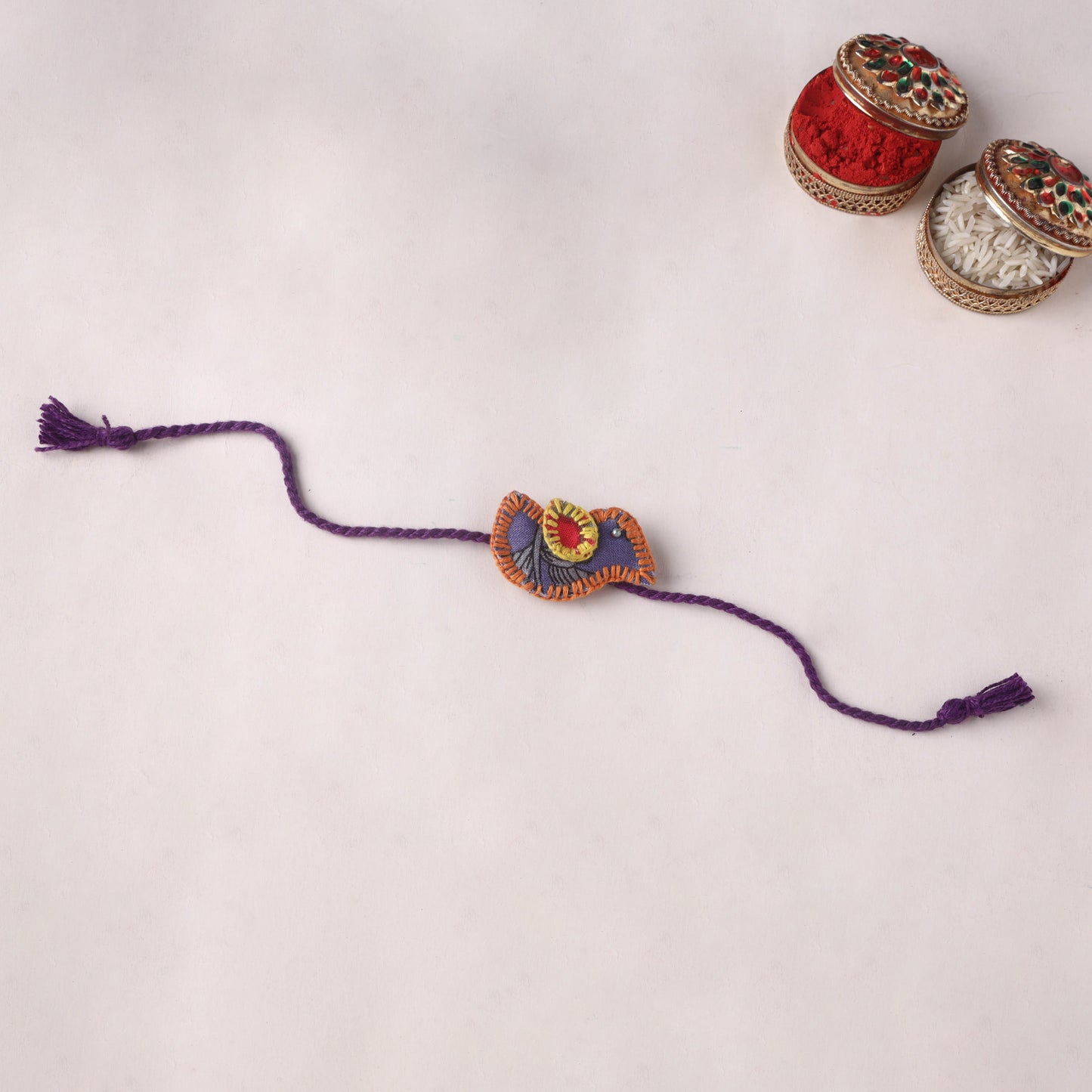 Bird - Handmade Threadwork Kids Rakhi (Assorted) 01